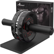 2026 Upgrade Ab Roller Wheel, Abs Workout Equipment for Abdominal & Core Strength Training, Home Gym Exercise Wheels for Men Women, with Knee Pad Accessories