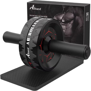 2026 Upgrade Ab Roller Wheel, Abs Workout Equipment for Abdominal & Core Strength Training, Home Gym Exercise Wheels for Men Women, with Knee Pad Accessories