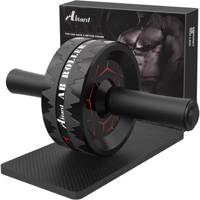 2026 Upgrade Ab Roller Wheel, Abs Workout Equipment for Abdominal & Core Strength Training, Home Gym Exercise Wheels for Men Women, with Knee Pad Accessories