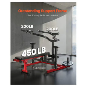 Chest Press Machine 450 LBS, Adjustable Flat Incline Press, Independent Arms, Home Gym Equipment for Chest & Shoulder Workouts