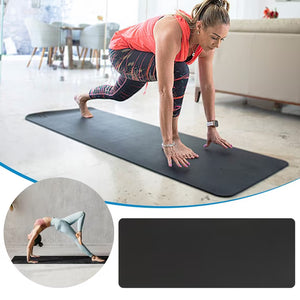 Multifunction Yoga Mat:, Non-, Eco-Friendly. Enhances Comfort and Stability for All Yoga Sessions.Black Yoga Mat
