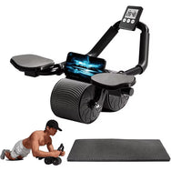 Unbranded Ab Wheel Abdominal Trainer Ergonomic Design Two-Wheeled 1-Count