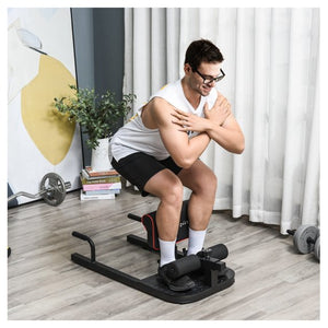 Squat Machine 3 in 1, Sit Up Push Up Exercise Equipment, Home Gym Fitness, Black
